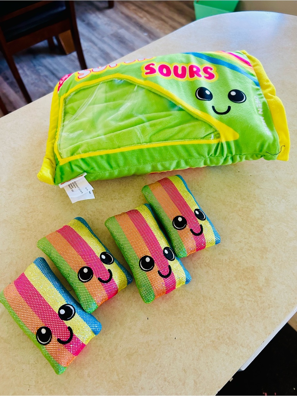 Sours Rainbow Plush Candy toy